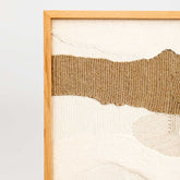 Isaac Embroidered Rectangle Wall Art